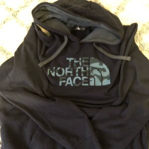 North face hoodie navy blue men’s large